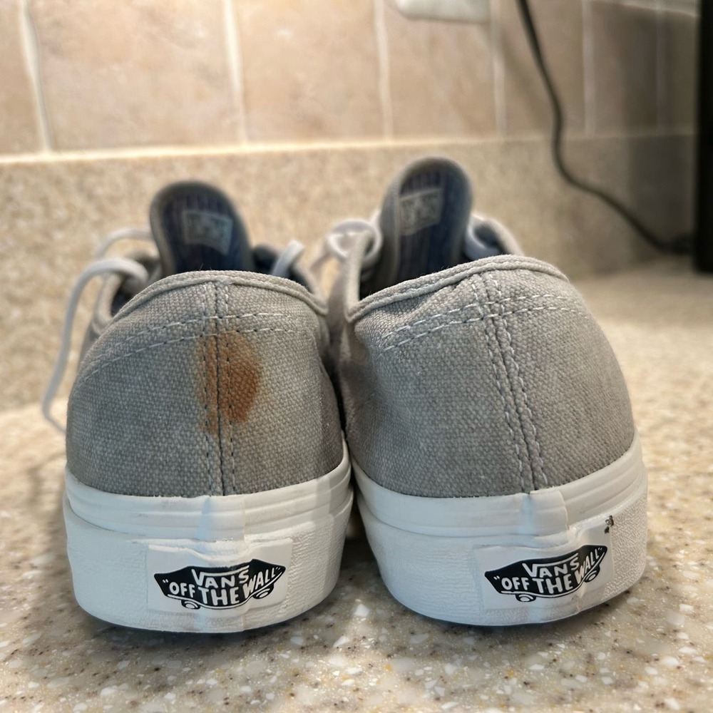 Vans Women's Size 8 Grey Sneaker - Picture 6 of 9